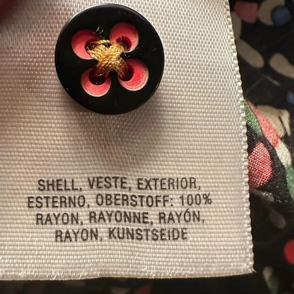 Anthropologie Maeve Polka Dot Button Down Blouse - Picture 7 of 9